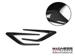 Mercedes-Benz C-Class W205 C63 AMG Front Fender Fin - Carbon Fiber
